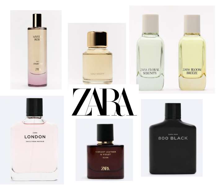 Zara Men's and Women's Fragrances from £5.99 + Free Click and collect to store