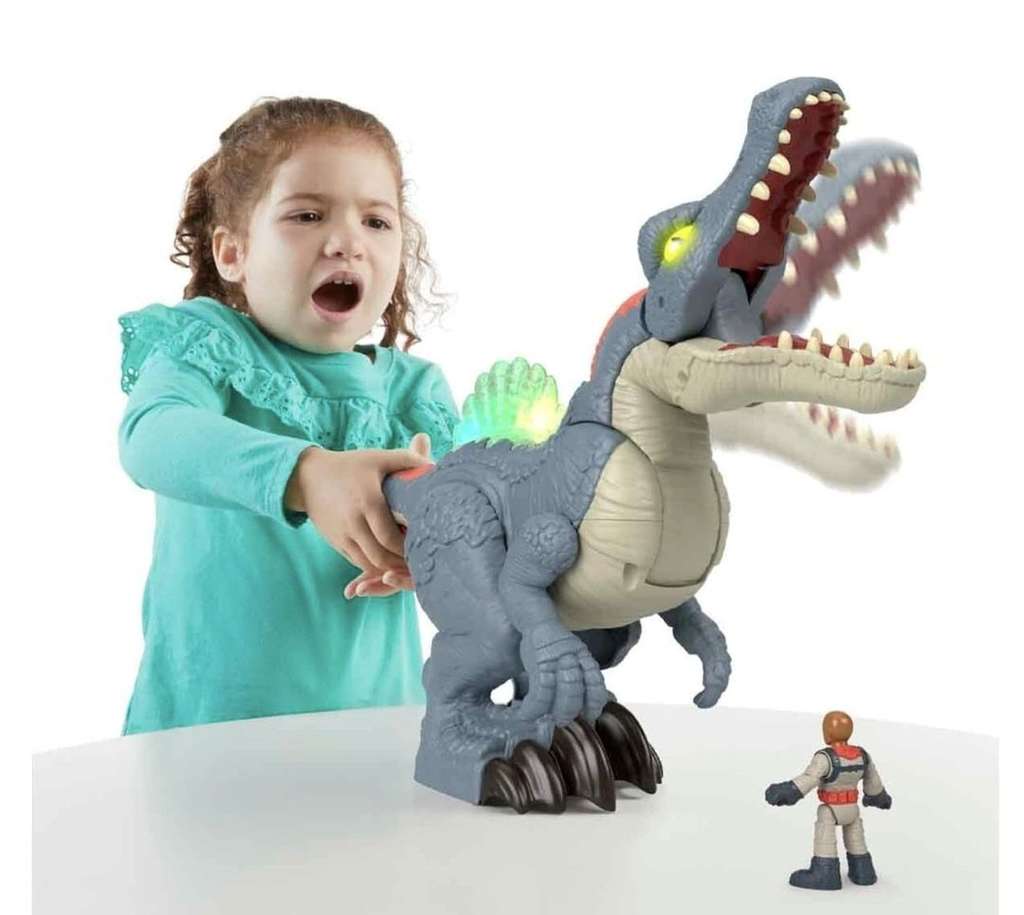 Imaginext Jurassic World Ultra Snap Spinosaurus Dinosaur (Free Click & Collect)
