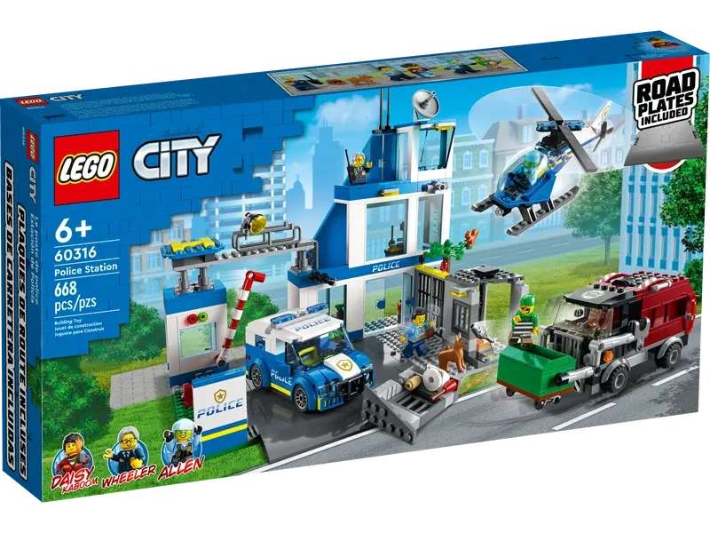 LEGO City Police Station Building Set 60316 - Free Click and Collect