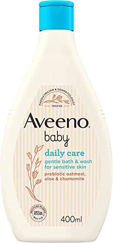 Aveeno Baby Daily Care Gentle Bath & Wash 400ml - £4.50/£4.25 with S&S