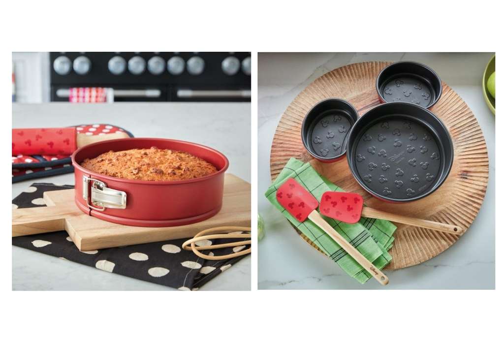 Prestige Disney Bake with Mickey - Springform Cake Tin, 9" £2.87 / 3 Piece Head Tins £4.87 (Free Click & Collect only)