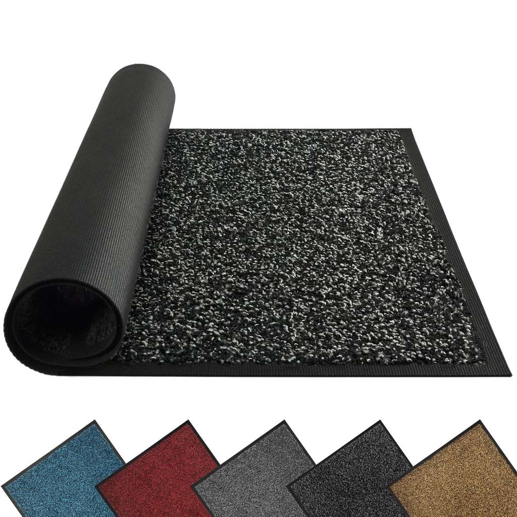 Mibao Door Mats Indoor, Doormat 40 x 60cm Anthracite Black -W/Voucher & code, sold by LUBO FBA