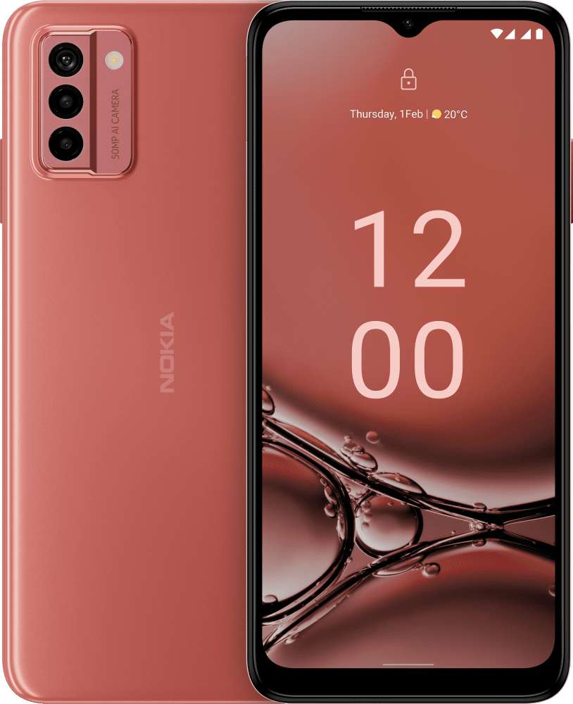NOKIA G22 6GB/256GB, 3 Years warranty, so peach