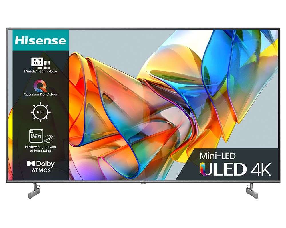 Hisense 65U6KQTUK U6KQ 65" Mini LED UHD 4K Smart TV