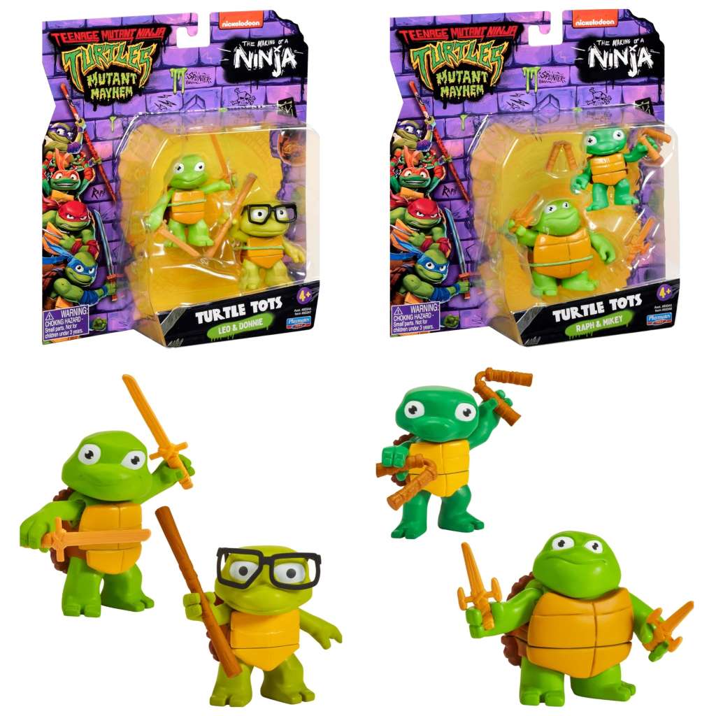 TMNT Toddler Leonardo & Donatello Figure / Raph & Mike Toddler Figure £5.50 each (TMNT Sewer Shredders Donatello Figure £5) Free C&C