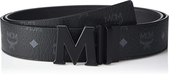 Men's Flat M Belt with Matte Finish