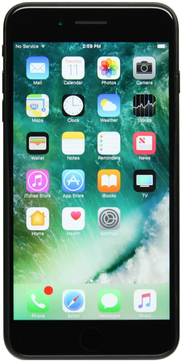 Apple iPhone 7 Plus, 128GB, Black - Fully Unlocked (Updated)